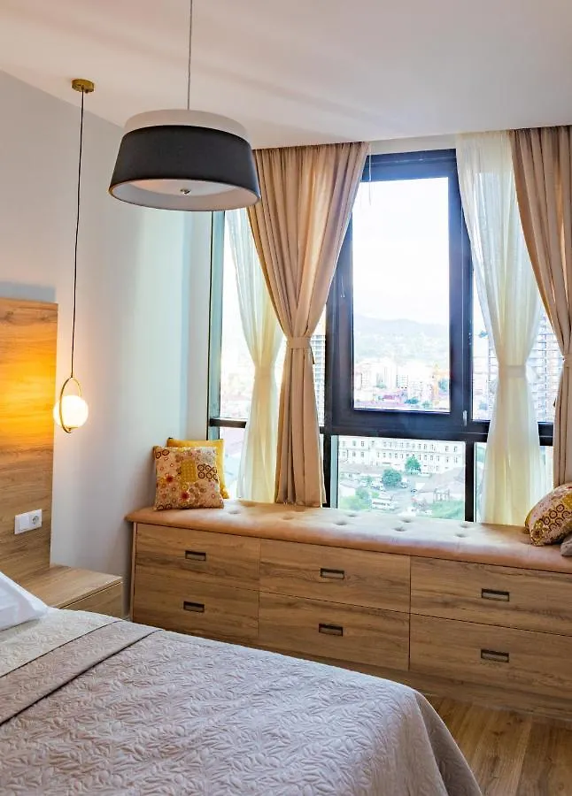 Апартаменты Entire Flat With City Skyline View - Two Bedrooms Батуми Грузия